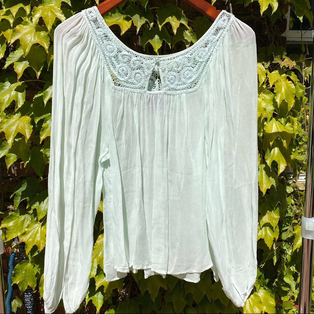 Anthropologie • light chiffon blouse - Picture 4 of 8